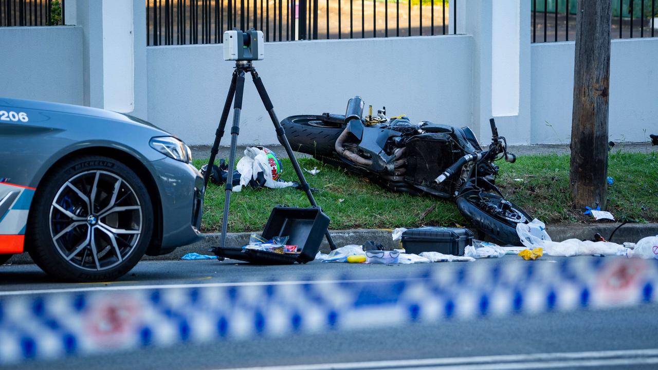Motorbike rider dead after police chase in Sydney