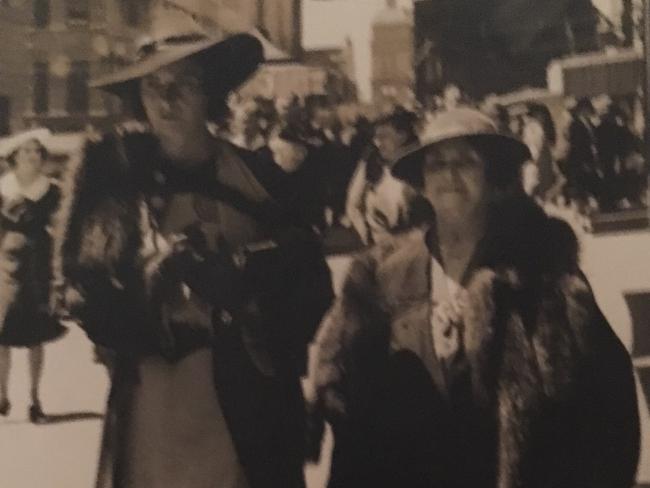 Christine Jensen's mother Freda and grandmother Rebecca Sinclair.