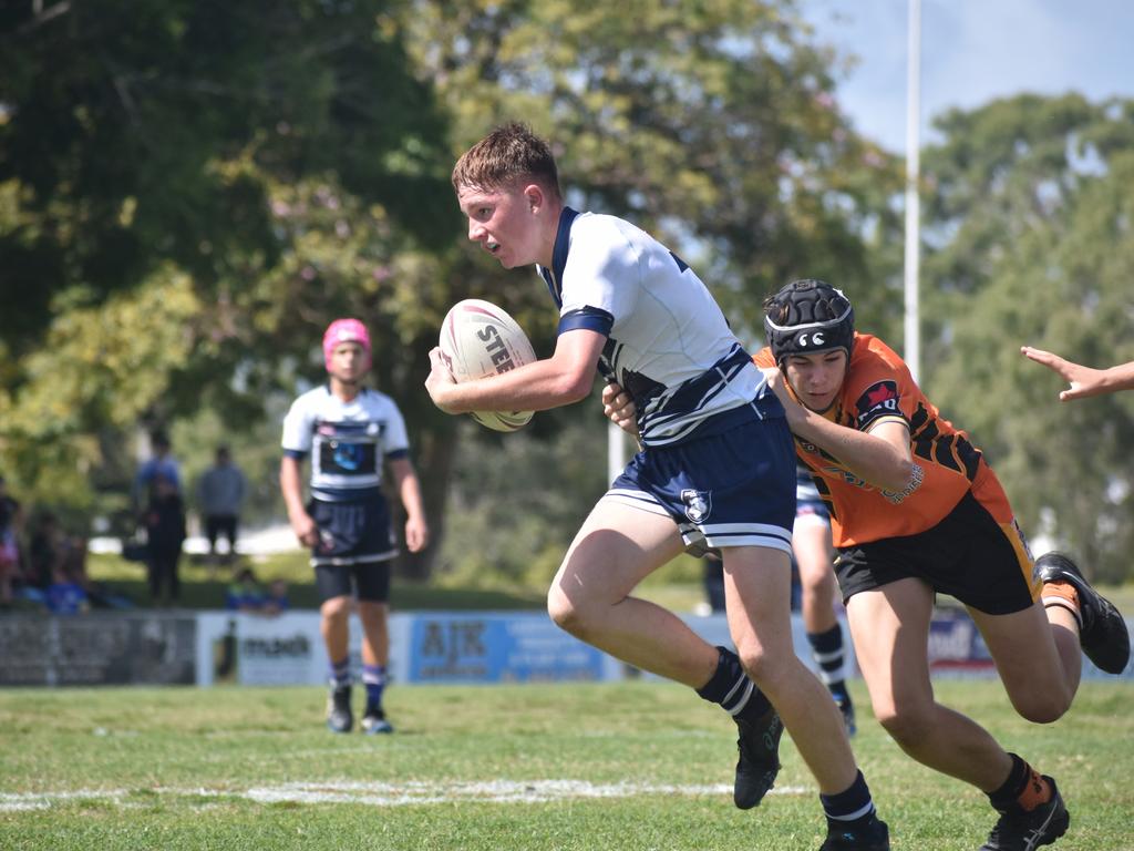 Cohen Dittmann in the Brothers v Wests U14s RLMD Grand Final at JRL Field 5, September 4, 2021. Picture: Matthew Forrest