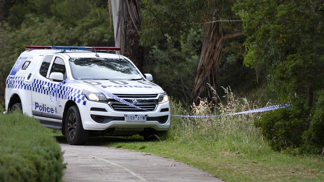 The alleged attack is believed to have happened in Merri Creek bike track near Harding St in Coburg. Picture: Sarah Matray