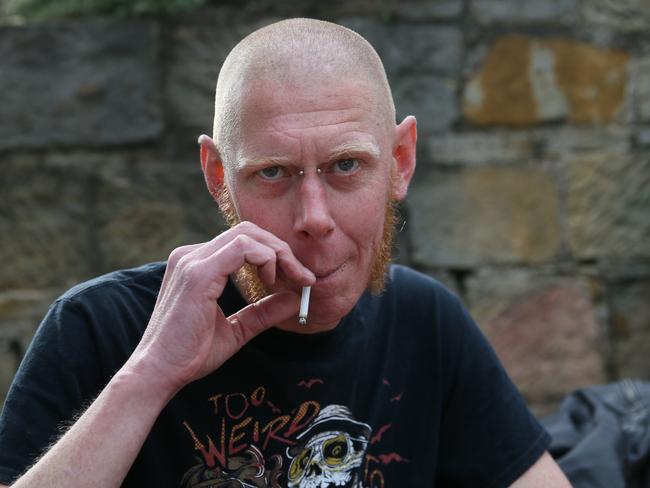 Astro Labe, 38, of North Hobart, is accused of assaulting former Prime Minister Tony Abbott. Picture: Sam Rosewarne