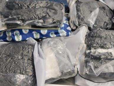 US national Pamela Blanks, 50, was excused from appearing at Downing Centre Local Court on April 11, 2025 after being charged with allegedly importing a commercial quantity of meth into Australia. Picture: Supplied