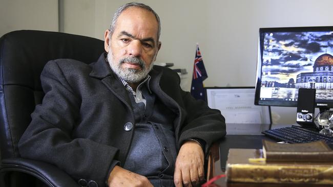 Parramatta Mosque president Neil El-kadomi says his community has been advised to wear masks. Picture: Dylan Robinson