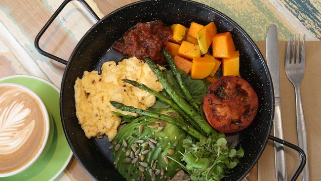 A selection of food at Mudjira Village Eatery at Mudgeeraba. Picture Glenn Hampson