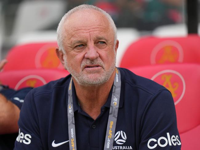 Graham Arnold finally started Nestory Irankunda on Thursday night. Picture: Getty Images