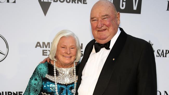 Paula and Lindsay Fox have donated $100m to the NGV. Picture: Getty Images