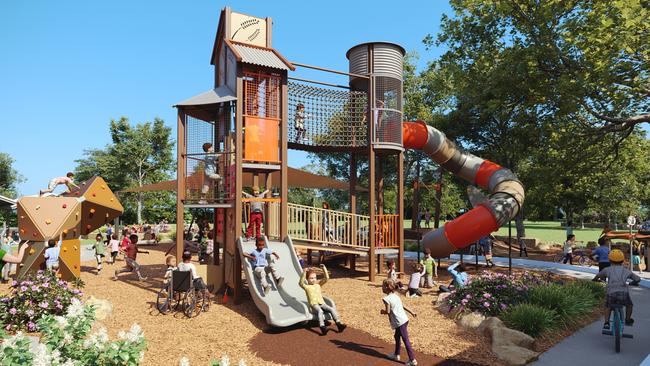 Proposed playground at Wirraglen Estate.