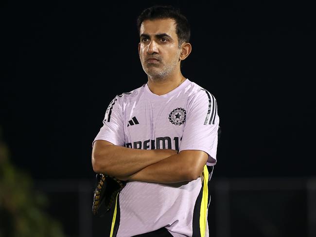 Gautam Gambhir has called for a halt to cricket between India and Pakistan. Picture: Alex Davidson-ICC/ICC via Getty Images