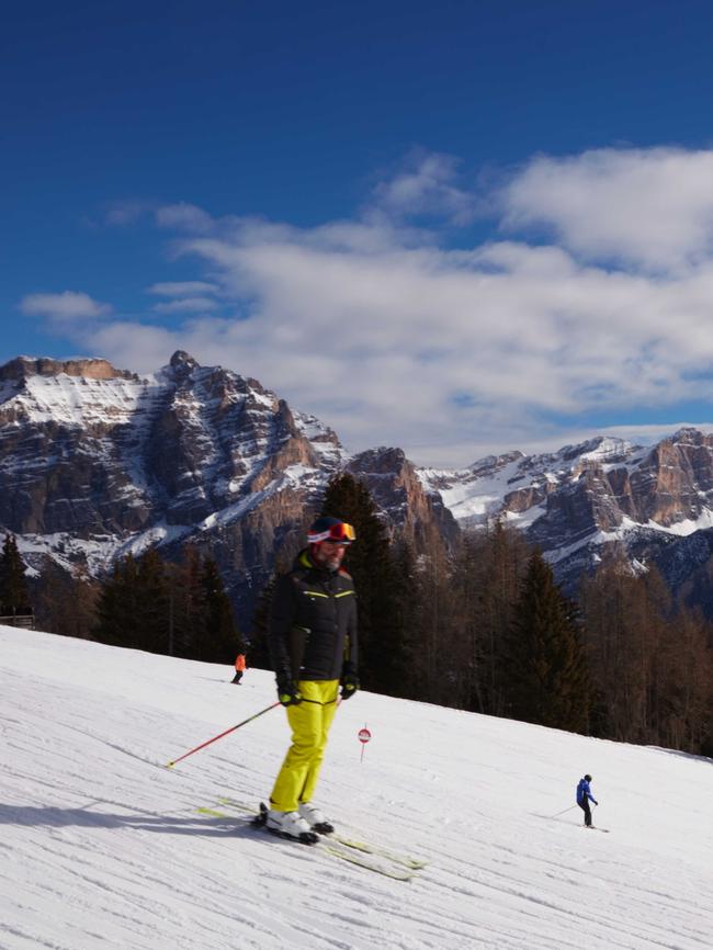 Hitting the slopes.