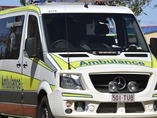 Emergency services are attending to a 21-year-old man who has fallen down a cliff at Sunshine Beach.