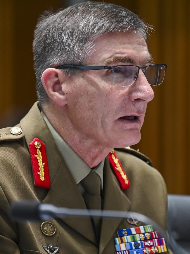 General Angus Campbell. Picture: NewsWire/Martin Ollman