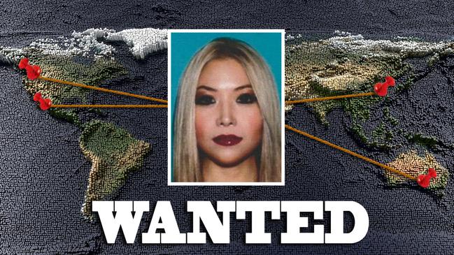 Andrea Dorothy Chan Reyes is accused of fleeing Los Angeles, where authorities want her to face court for charges including vehicular manslaughter. Picture: FBI