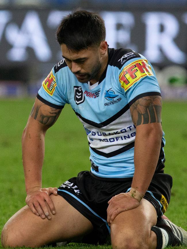 Johnson has underdelivered in his time at Cronulla. Picture: AAP