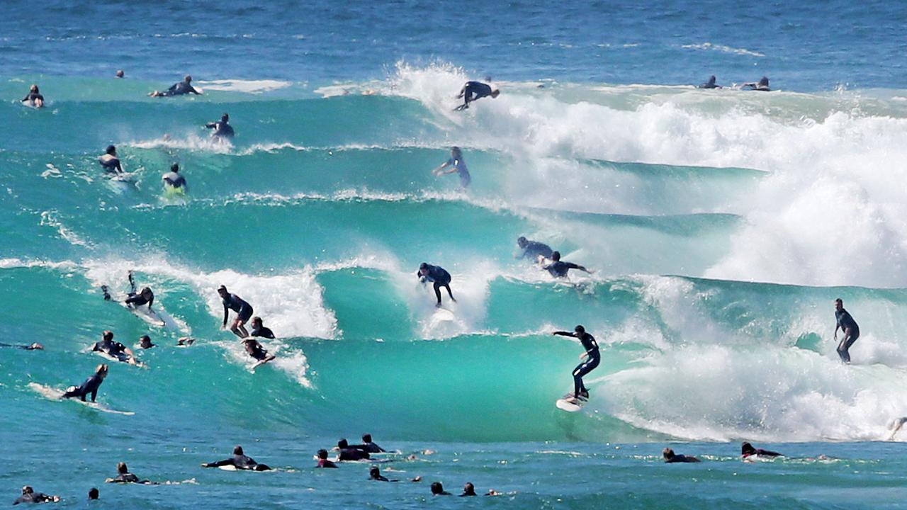 Busiest Gold Coast surfing beaches Gold Coast Bulletin