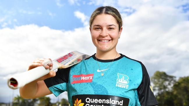 Brisbane Heat new signing Mikayla Wrigley. Picture: Patrick Woods.