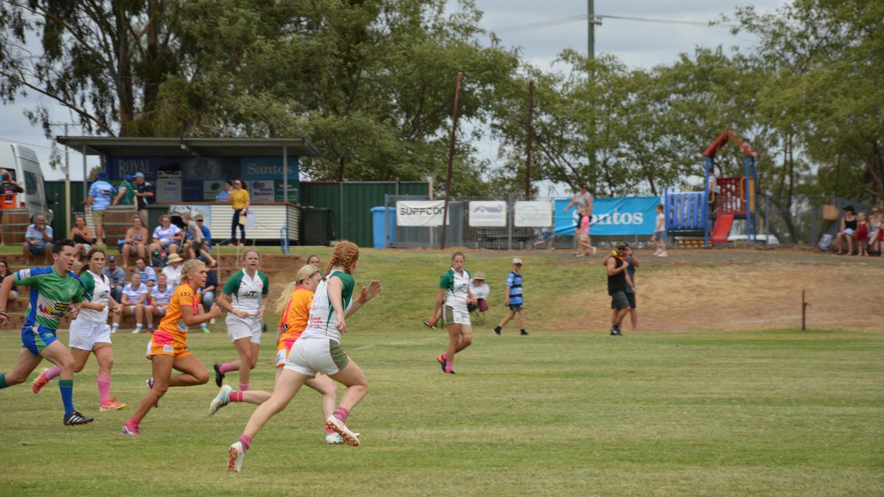 Bonnie Penfold in action for Condamine.