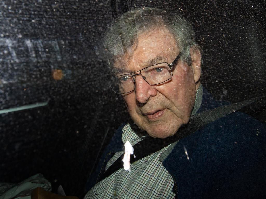 Cardinal George Pell arrives at the Seminary Of The Good Shepherd in Sydney after he is acquitted of all charges. Picture: AAP Image/Bianca De Marchi