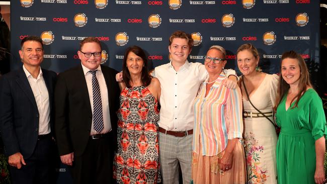 Agostino Giramondo, James Wagstaff, Kathy Wilkes, Daniel Smith, Melanie Stephens, Rachael McCullough and Camille Smith from The Weekly Times. <b/>