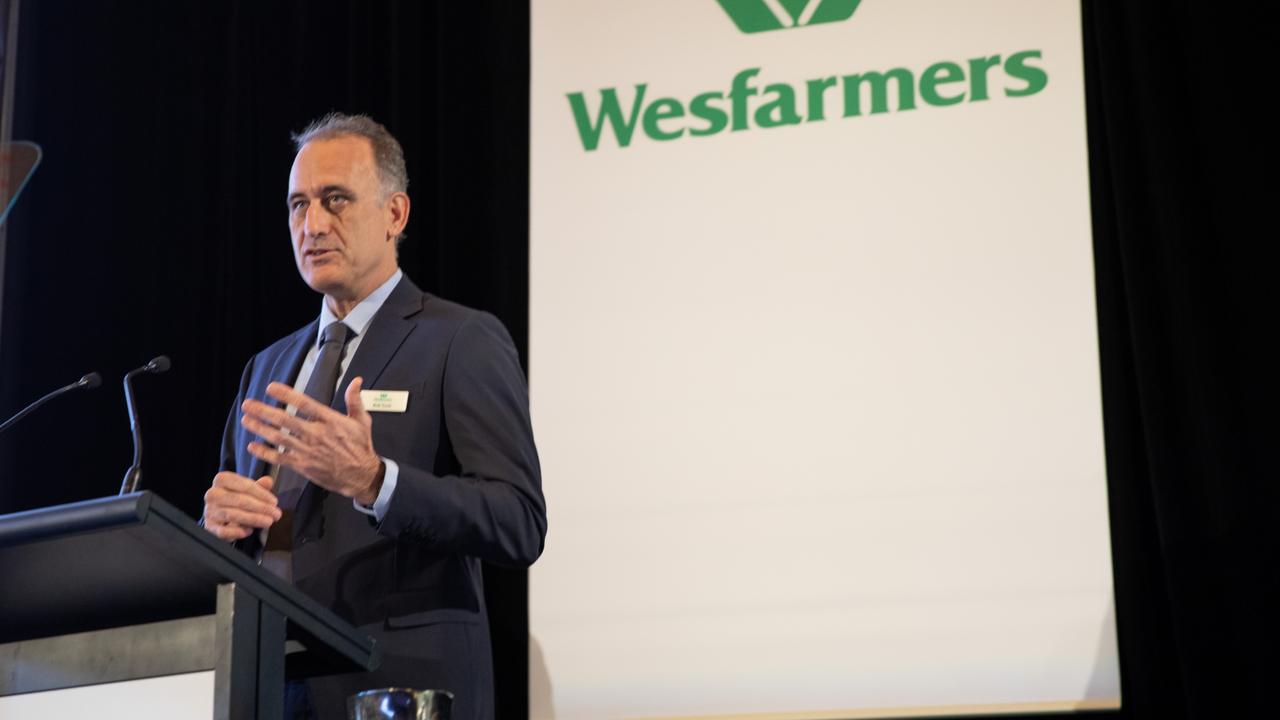 Wesfarmers chief executive Rob Scott. Picture: David Berrie