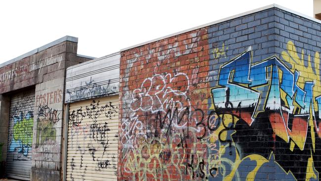 The community is calling for CCTV cameras to catch graffiti vandals. 