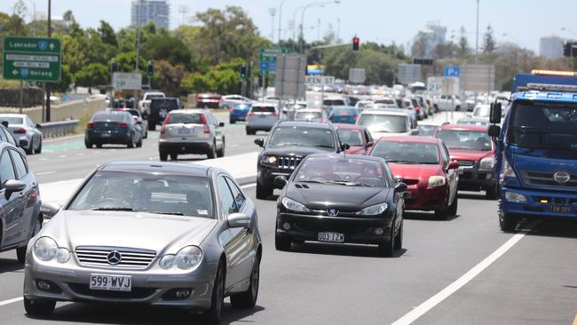 More than $100 million will be poured into making traffic jams like this a thing of the past. Picture: Richard Gosling