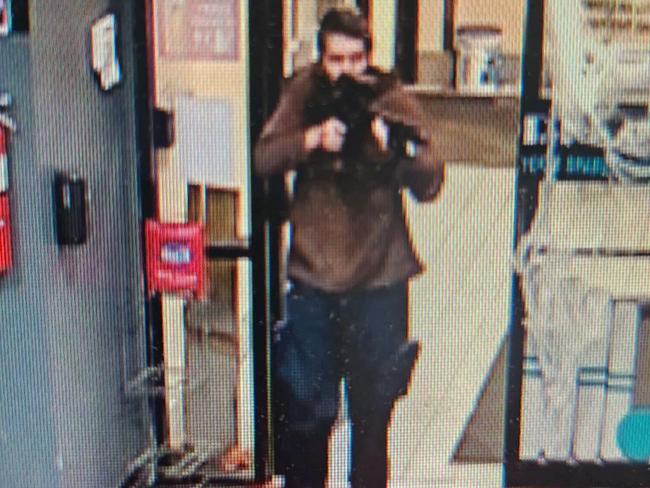 Police have released images of the gunman. Picture: Androscoggin Sheriff’s Office/AFP