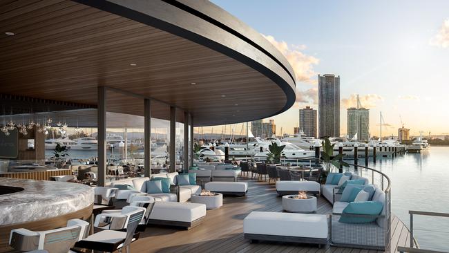 New artist impressions of Mantaray Marina and Residences on The Spit. Picture: Supplied