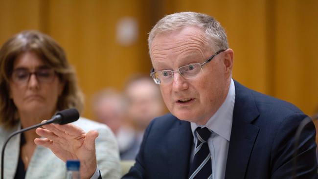 Reserve Bank Governor Philip Lowe and deputy governor Michele Bullock appeared in from of two parliamentary commitee hearings in February amid rising discontent around surging interest rates. Picture: NCA NewsWire / Gary Ramage