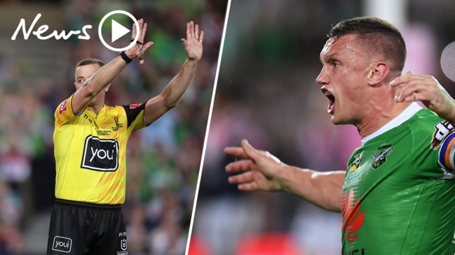 Three controversial referee calls cause outrage in the NRL Grand Final (Nine)