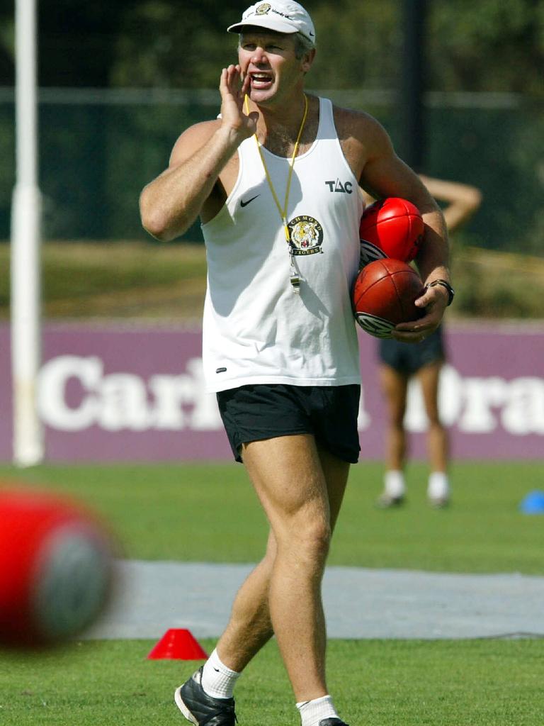 Frawley coached Richmond from 2000 to 2004.