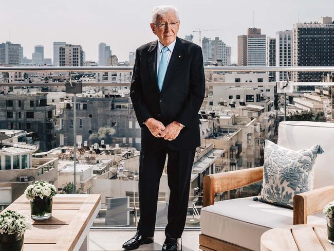 THE LIST 21 MARCH 2020NO REUSE WITHOUT PERMISSION FEE APPLIESFrank Lowy in Tel Aviv Photographed by Yadid Levy