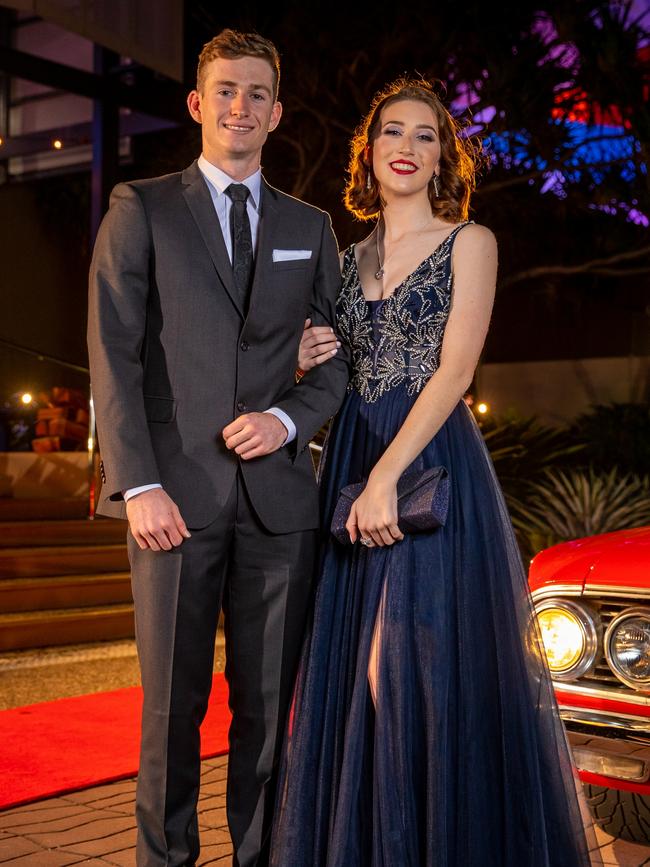 Shem Lonsdale and Shanae Brown. King's Christian College's 2020 Formal. Photo: Supplied