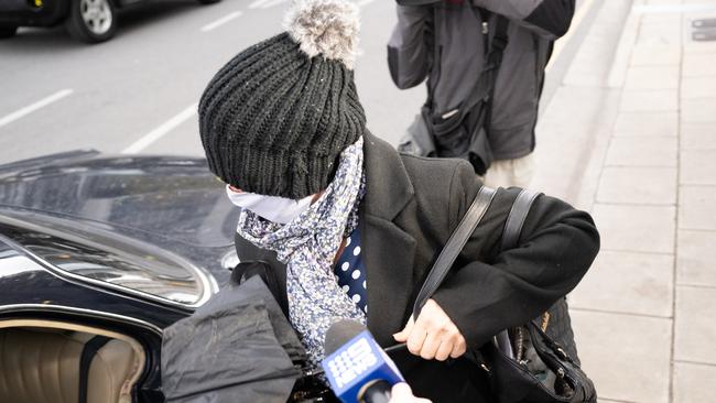 Kerrie Fitzpatrick who was found guilty of multiple animal cruelty offences leaving the Adelaide Magistrates Court. Picture: NCA NewsWire/Morgan Sette