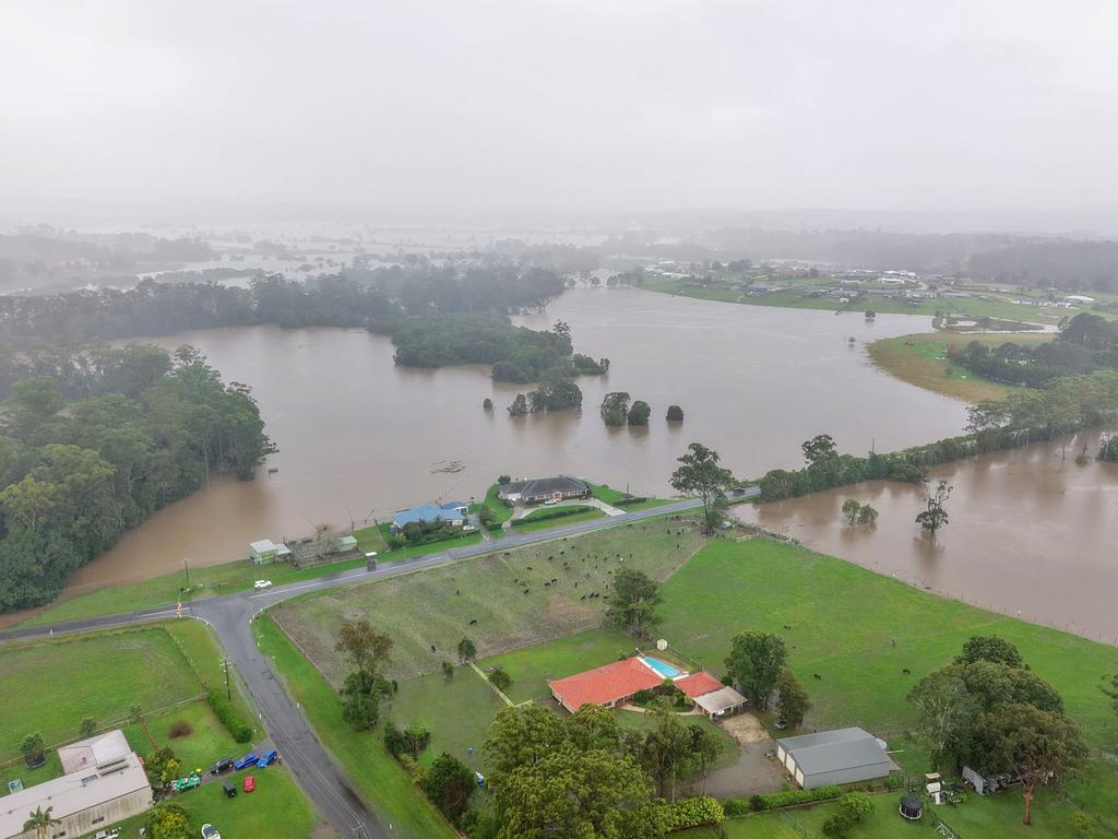 Aerial view of Kings Creek which sits outside Wauchope on the way to Port Macquarie. Picture: Facebook/Ben Jose