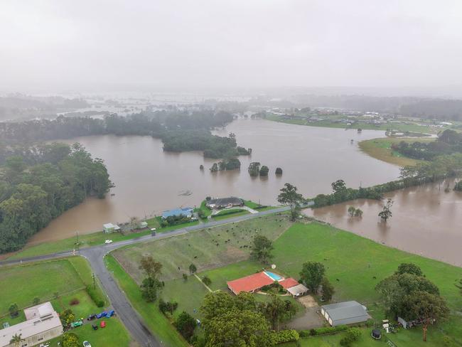 Aerial view of Kings Creek which sits outside Wauchope on the way to Port Macquarie. Picture: Facebook/Ben Jose