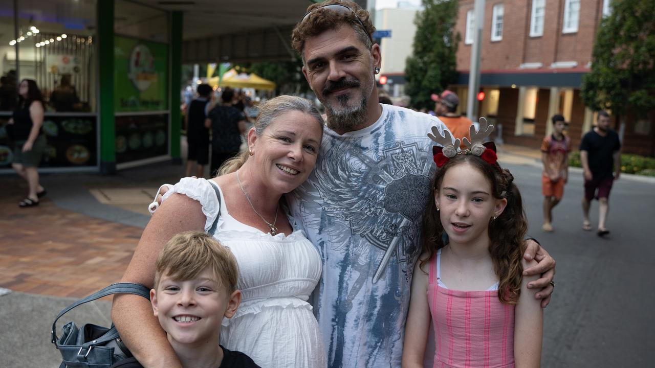 Lillian, James, Jaxon , and Bernadette Kent at Mary Christmas, December 20,2023.