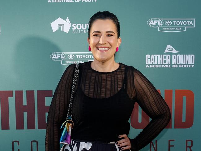 Laura Kane, AFL Executive General Manager of Football poses for a photo during the 2024 AFL Gather Round Welcome Dinner Event. Picture: Dylan Burns/AFL Photos.