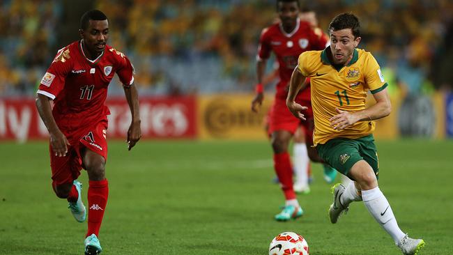 Tommy Oar is hoping for a chance to start a game as the Socceroos rotate their squad.