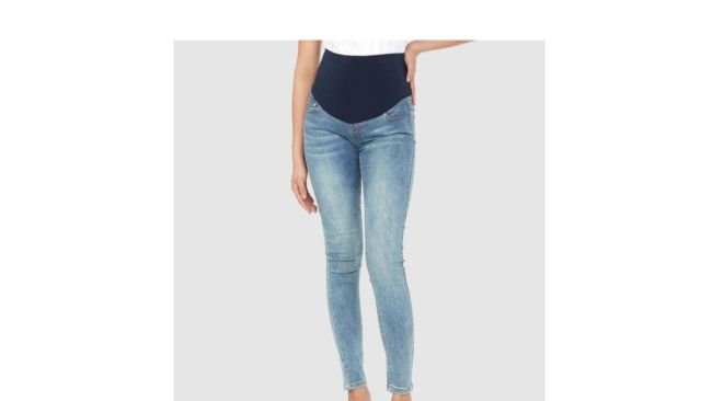 Organic Cotton Under Bump Maternity Jeans