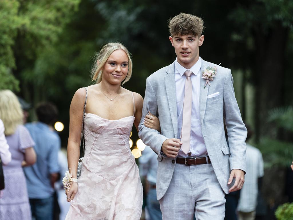 Sophia Tweddell and Jock Dunlop at Fairholme College formal, Wednesday, March 29, 2023. Picture: Kevin Farmer