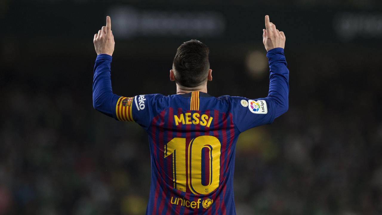 Lionel Messi scored an insane hat-trick as Barcelona thrashed Real Betis.