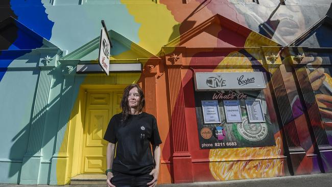 Jive owner Tam Boakes said she was constrained by the 100-year-old building, but wanted to make sure people with disabilities could enjoy live music at the venue. Picture: Roy VanDerVegt