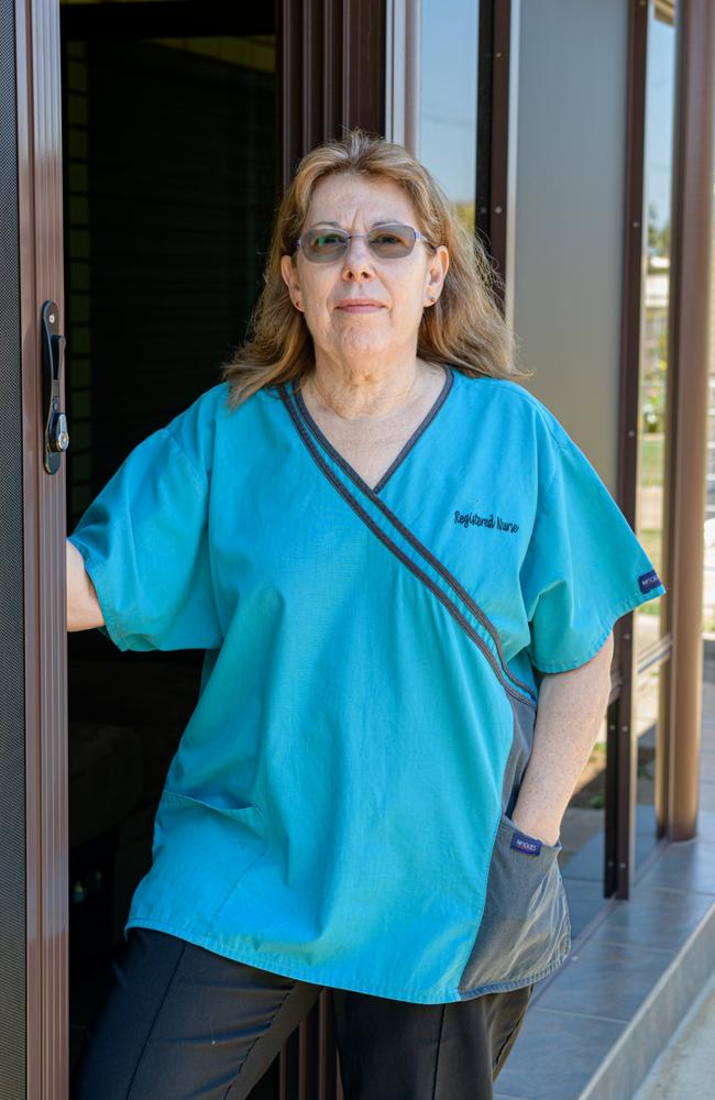 Former nurse Cheryl Pershouse is concerned over the health of staff due to mould visible in a local grocery store. Photo Paul Beutel.