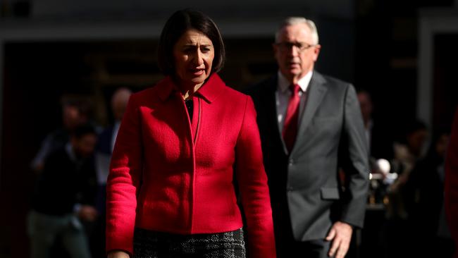 Premier Gladys Berejiklian and other political leaders never tell us that the death rate is falling. Picture: Mark Metcalfe/Getty Images