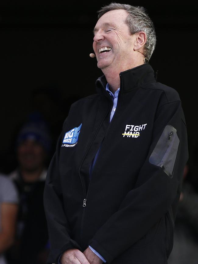 Neale Daniher loving every moment of it. Picture: AAP Image/Daniel Pockett