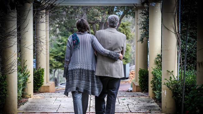 The mother and father of a teenager taken into care in Australia’s first known protection case involving parental resistance to transgender hormone treatment for a child. Picture: Colin Murty