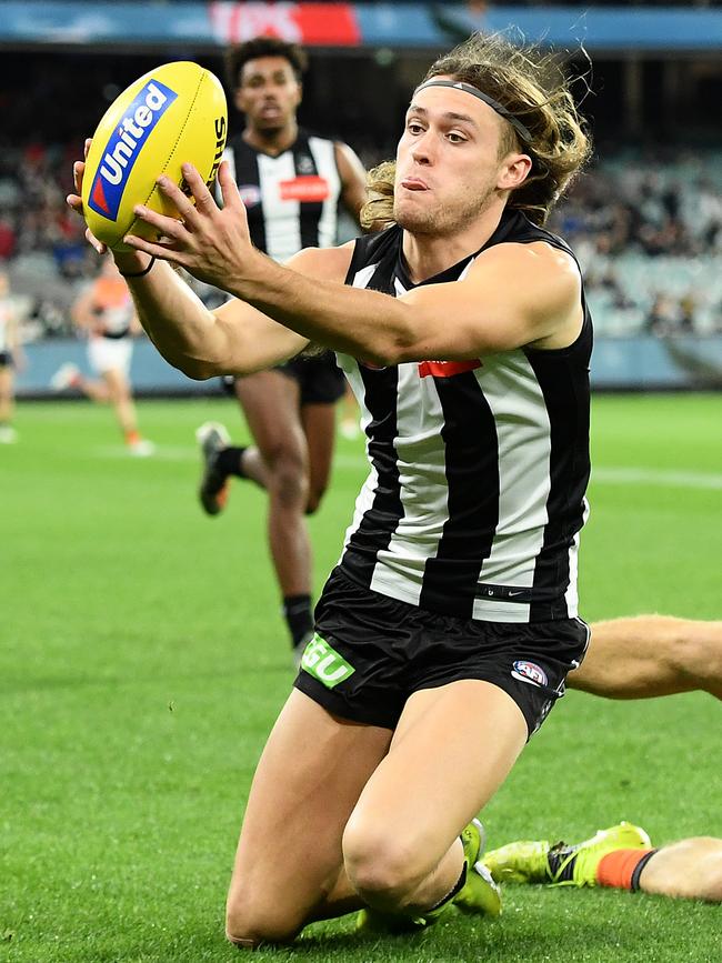 Moore has been one of Collingwood’s best all season. Picture: Getty