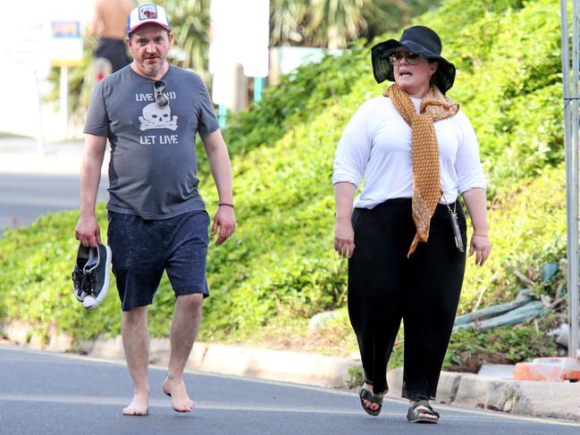 Pictures like this one of actors Melissa McCarthy and Ben Falcone inspire other US citizens to come Down Under. Picture: Nathan Edwards