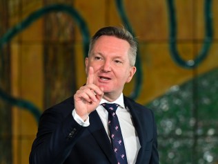 Australian Energy Minister Chris Bowen speaks to the media during a press conference at Parliament House in Canberra, Monday, September 18, 2023. (AAP Image/Lukas Coch) NO ARCHIVING