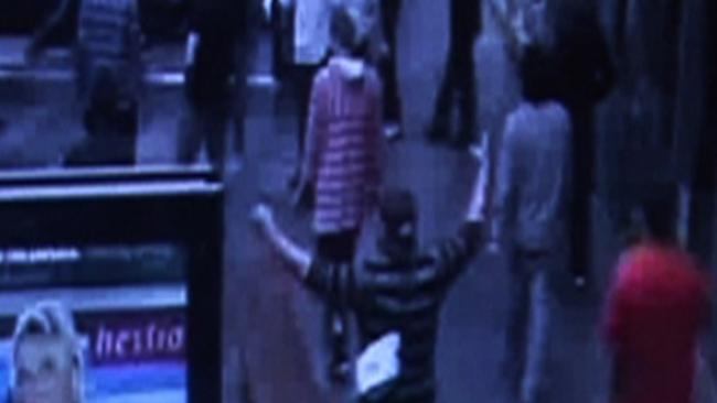 CCTV footage released by NSW police shows a brawl involving about 30 youths during which three young men were stabbed.